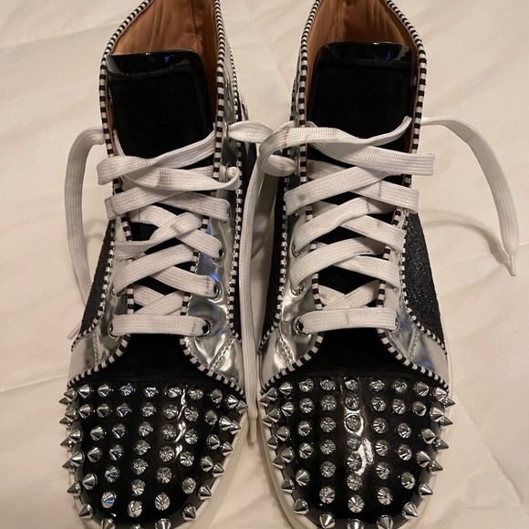 Christian Louboutin Other - Authentic mens high top louboutin spike sneakers